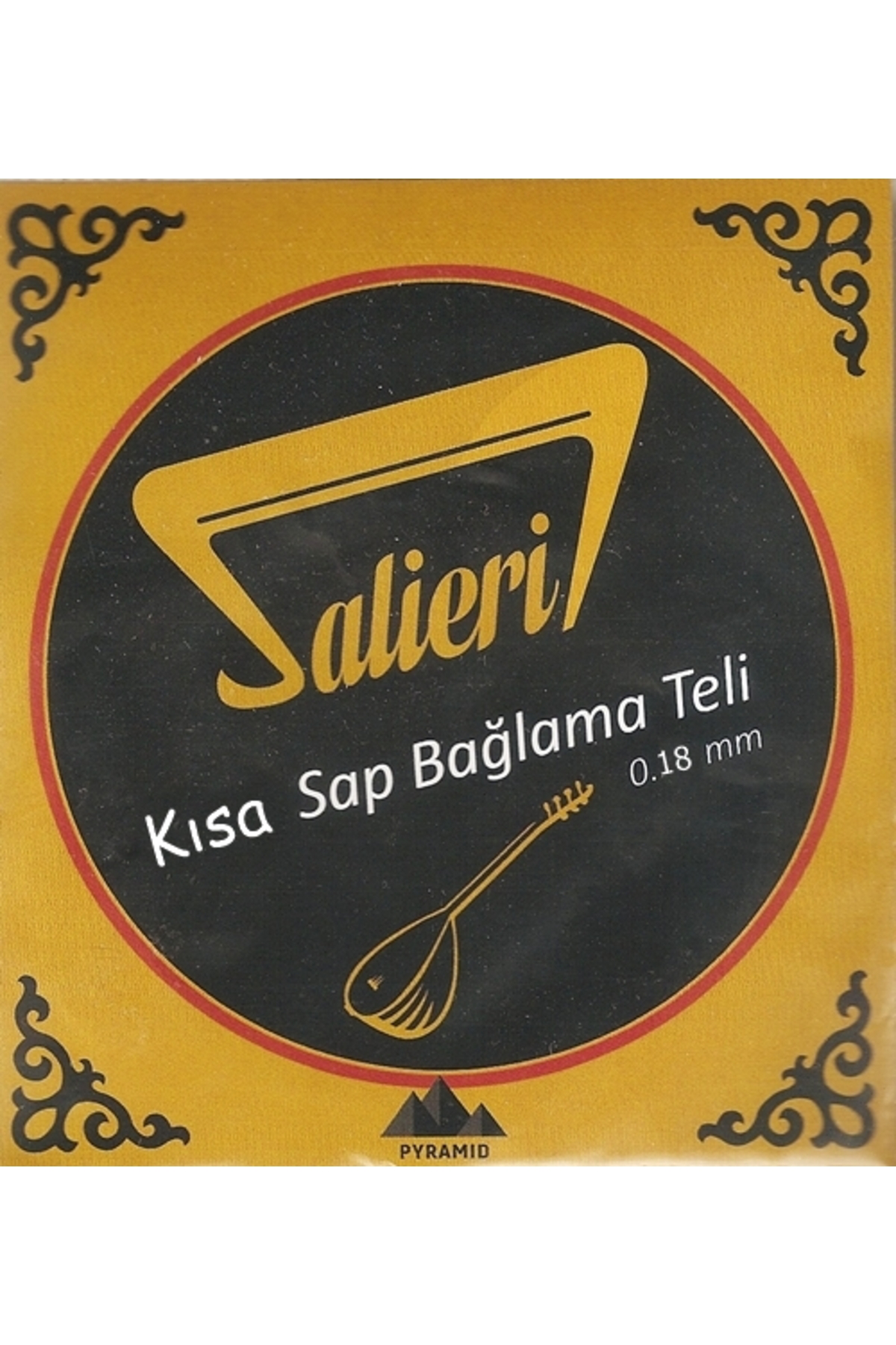 0.18 mm Pyramid Kısa Sap Saz Teli 018 SET