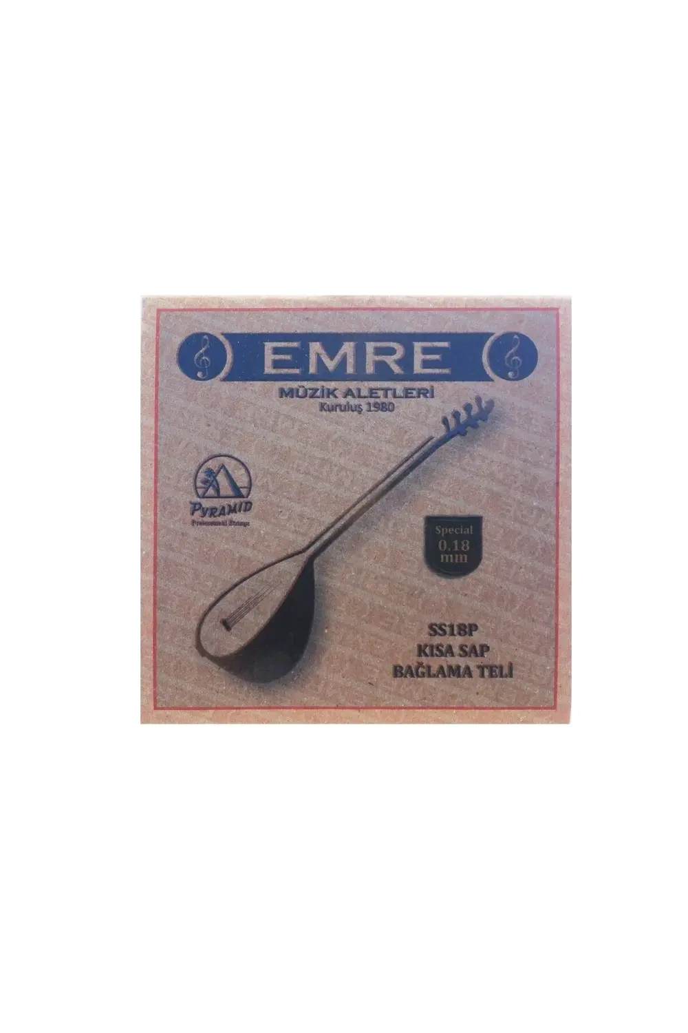 0.18 mm Special Pyramid Takım Tel - Özel Kısa Sap Bağlama Teli 18