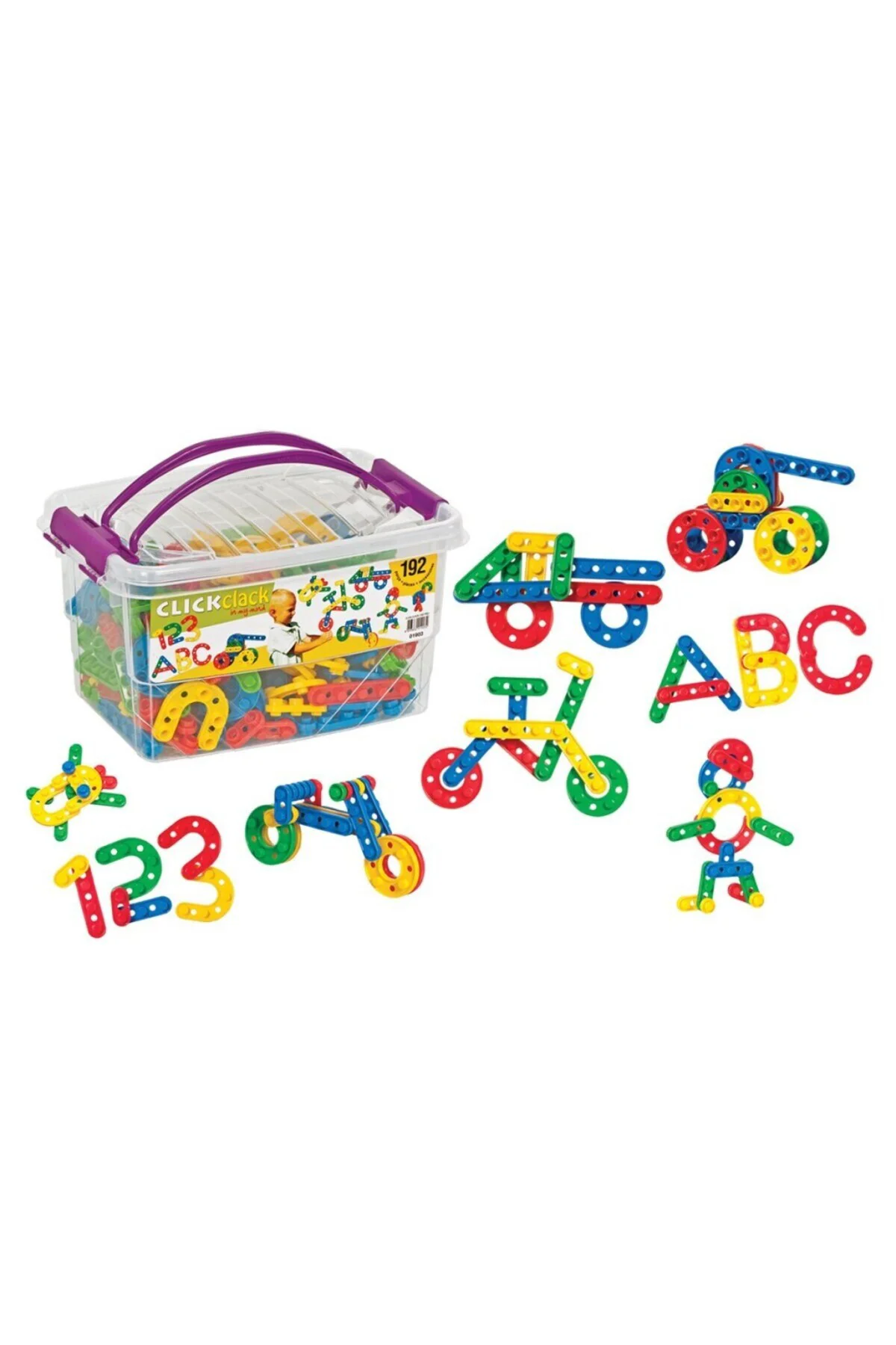 01903 Click Clack 192 Parça BLOK