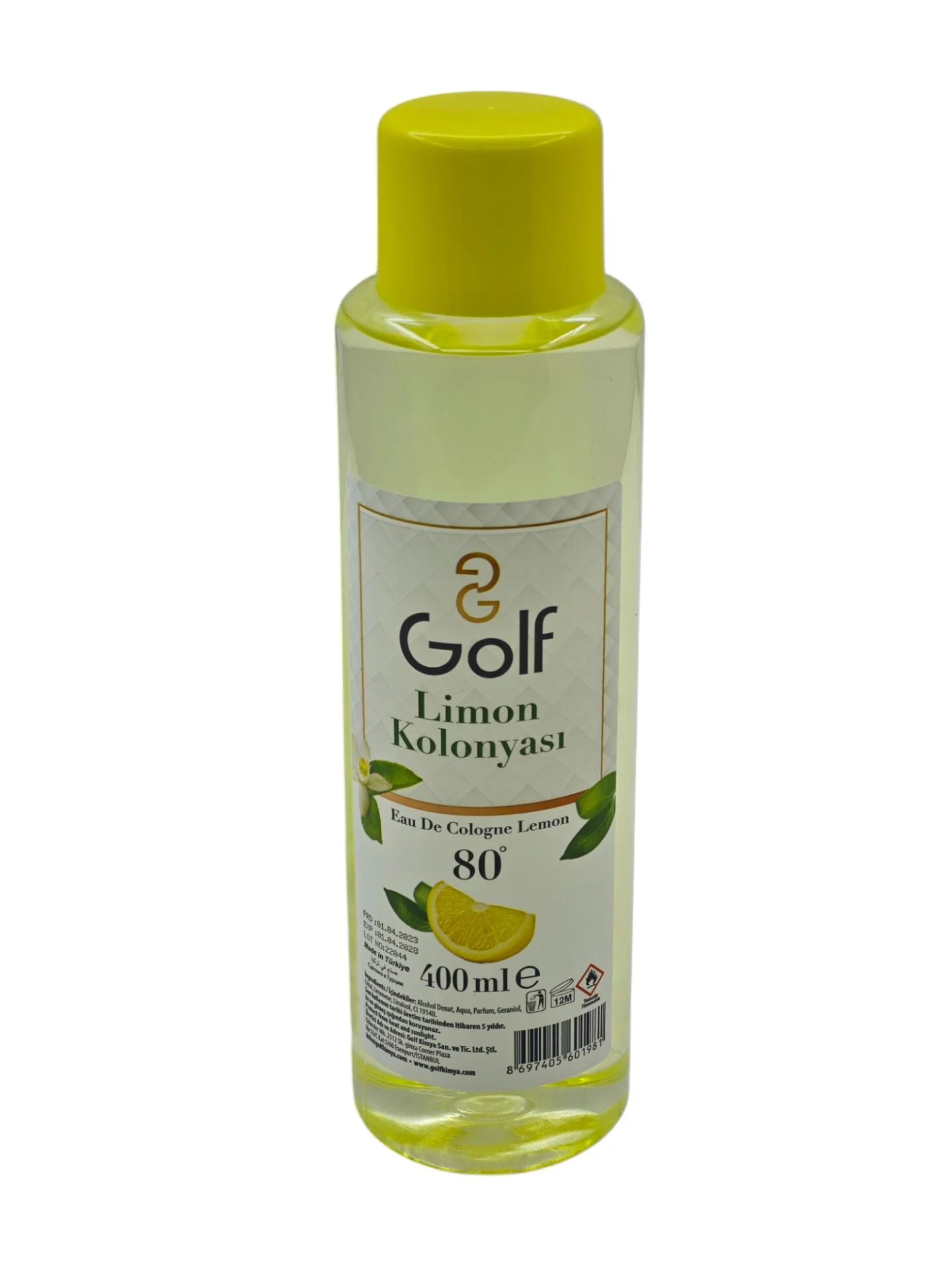0198   Golf 80 Limon Kolonyası 400ml