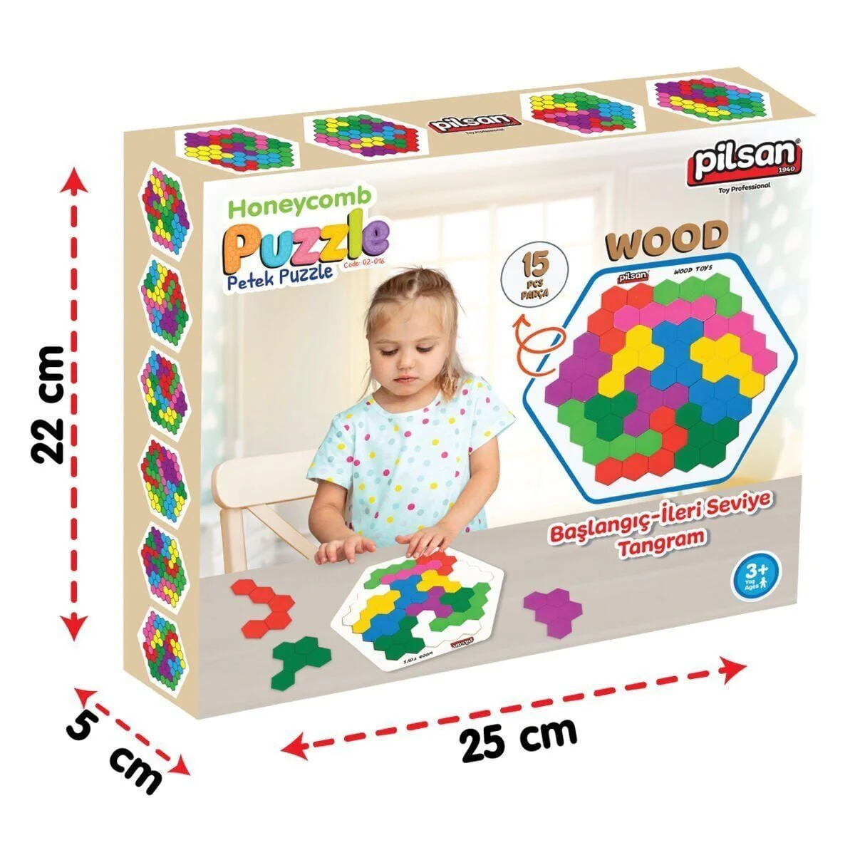 02 016 AHŞAP PETEK TANGRAM Fiyatı, Yorumları ve Özellikleri