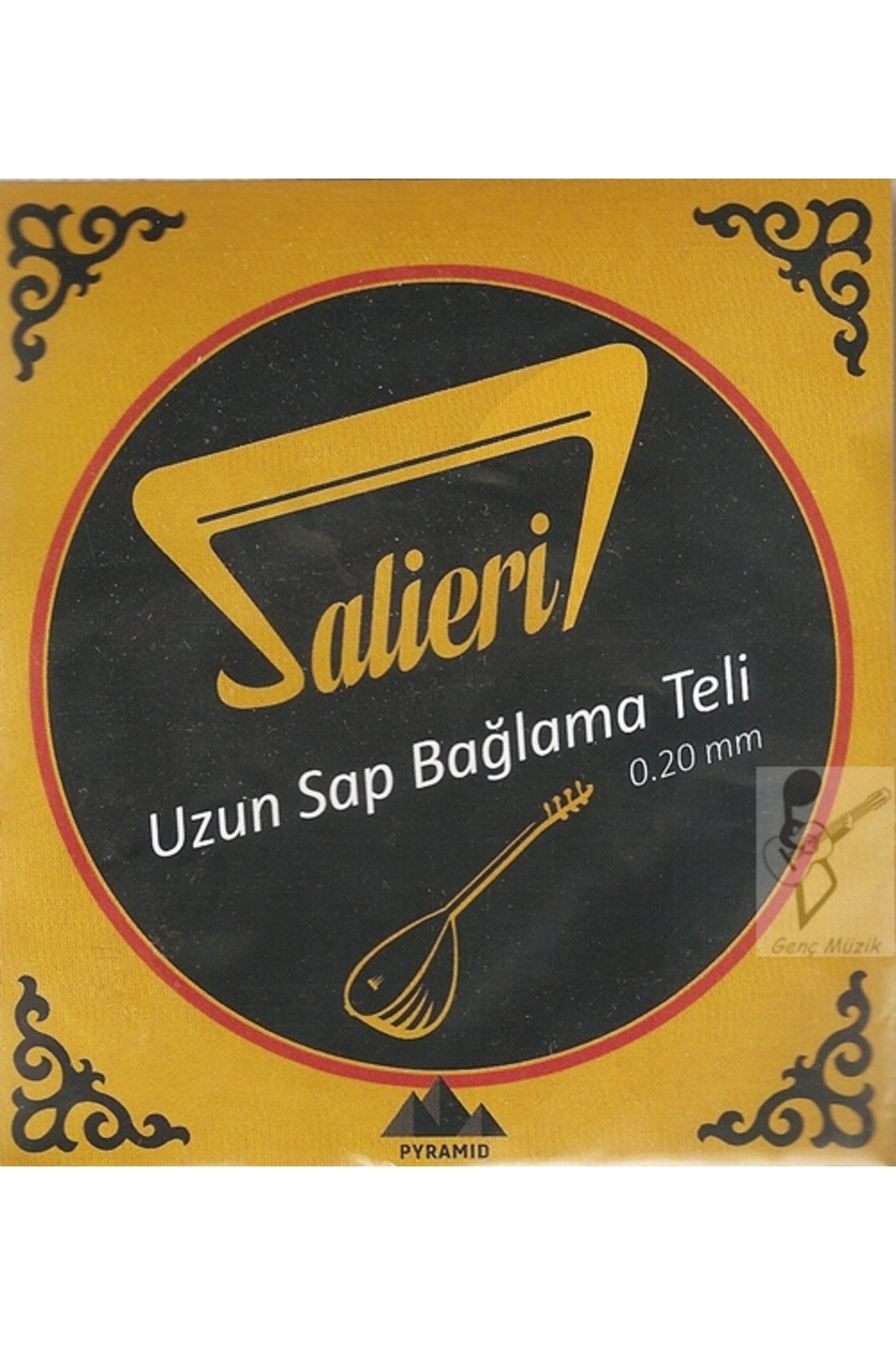 0.20 mm Pyramid Takım Tel - Uzun Sap Saz Teli 020