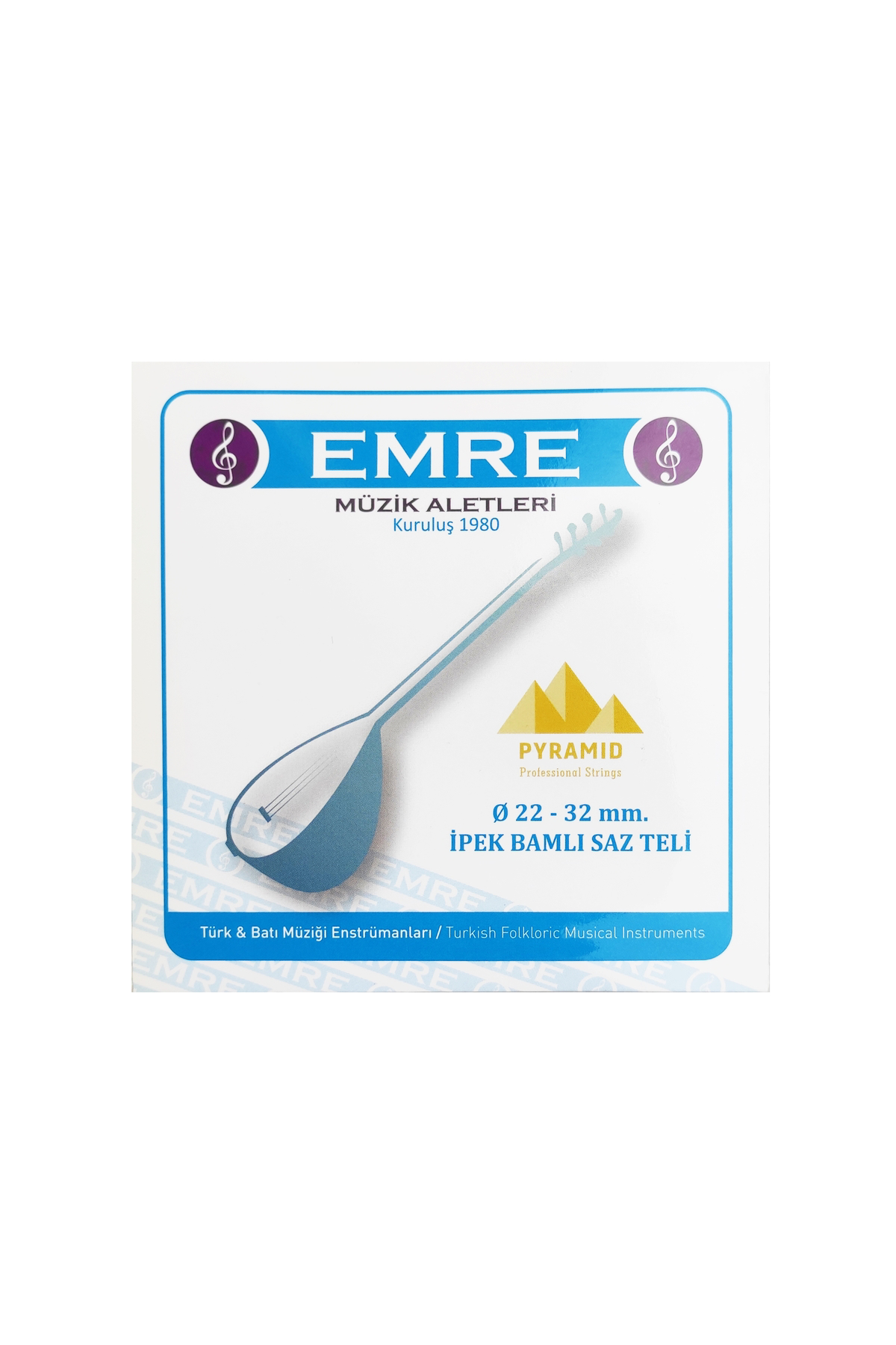 0.22 mm Pyramid Takım Tel Uzun Sap Bağlama Teli İpek Bamlı 22-32