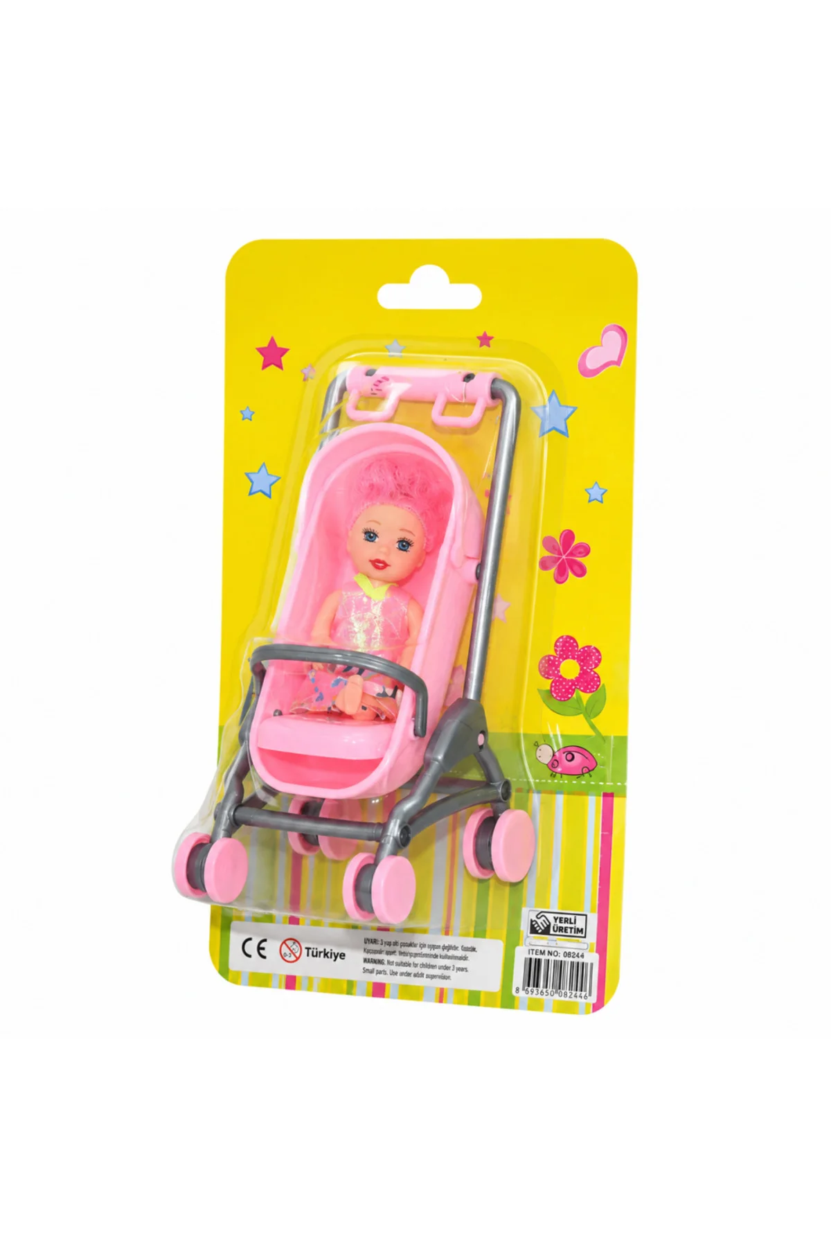 02424 Anlily Pusetli Bebek / Kartela / +3 yaş 02424 Anlily Pusetli Bebek / Kartela / +3 yaş