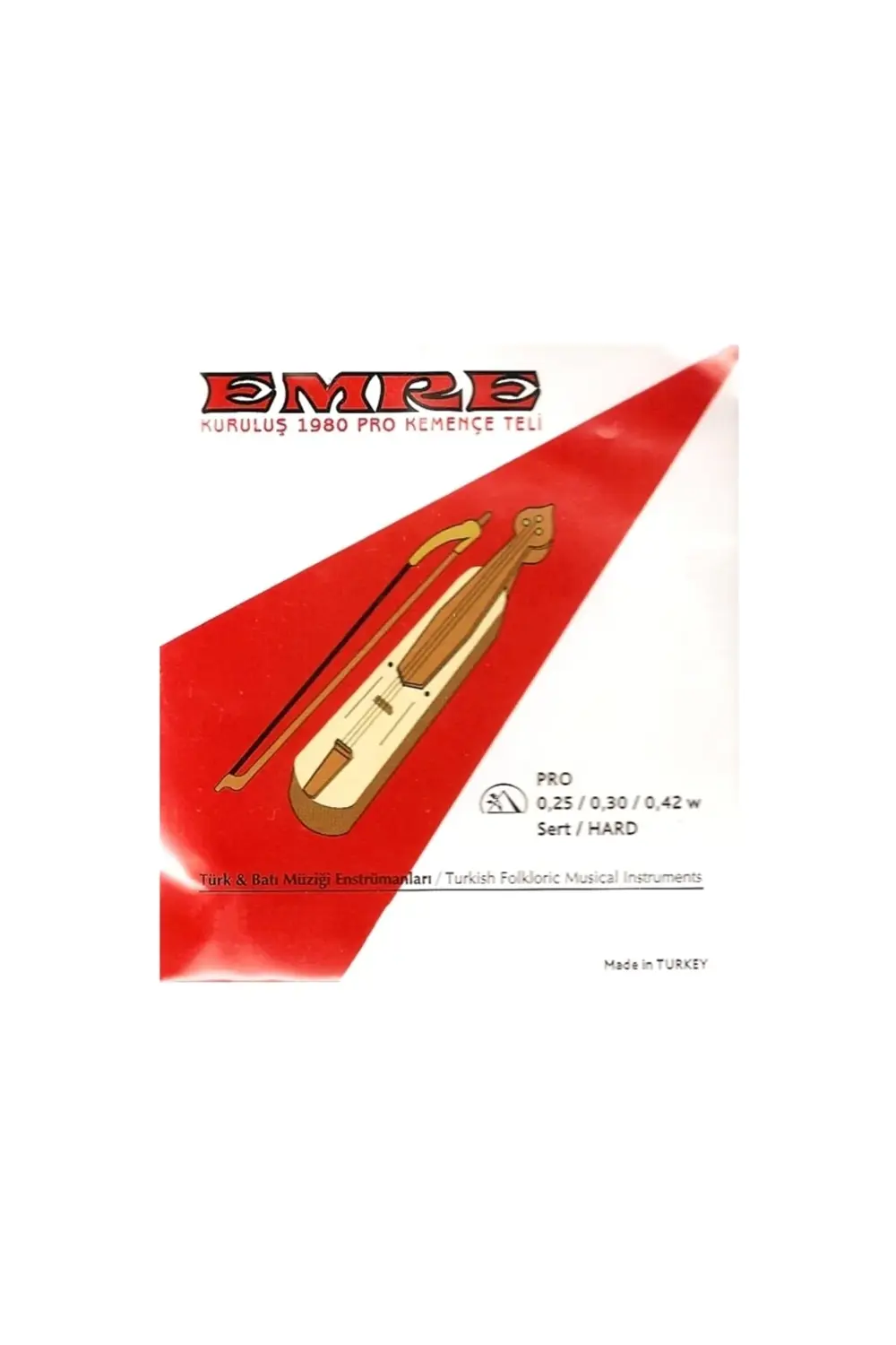 025 - 030 - 042 Hard Pyramid Kemençe Takım Tel - Pro Kemençe Teli