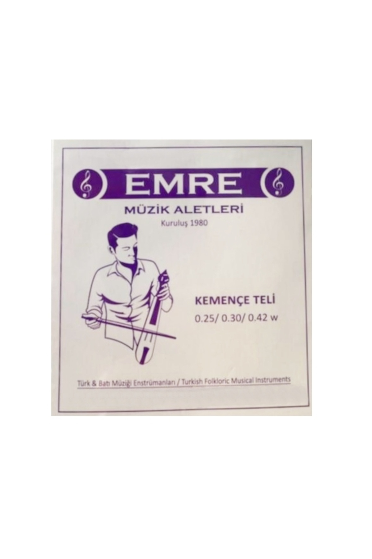 025 - 030 - 042 Kemençe Takım Tel - Topuzlu Kemençe Teli