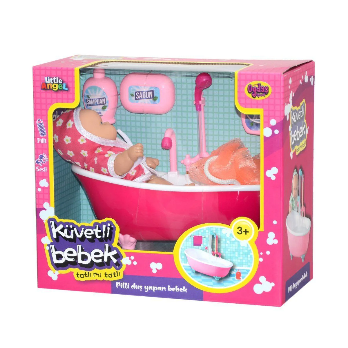 02605 Oydaş, Pilli Küvette Duş Yapan Bebek 02605 Oydaş, Pilli Küvette Duş Yapan Bebek