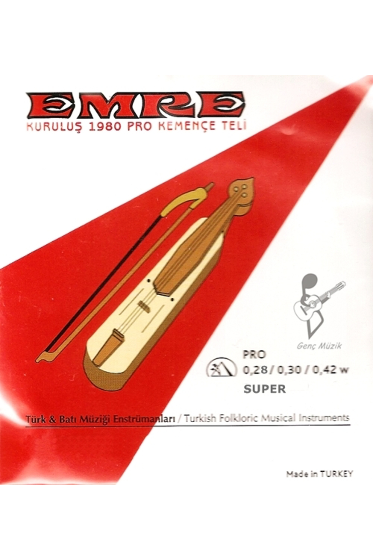 028 - 030 - 042 Super Pyramid Kemençe Takım Tel - Pro Kemençe Tel