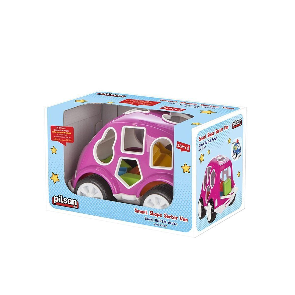 03 187 Pilsan, Smart Bultak Pembe Araba 03 187 Pilsan, Smart Bultak Pembe Araba