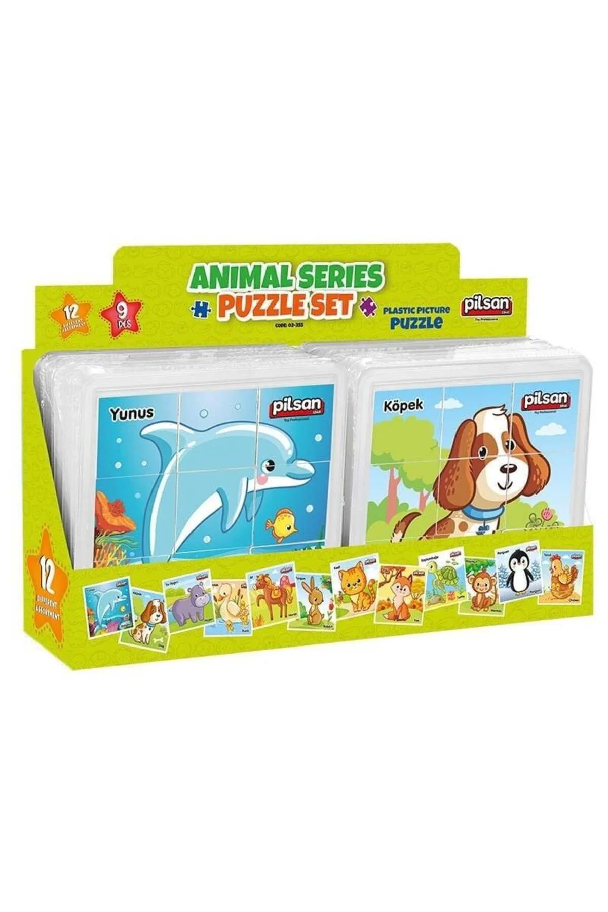 03 355 ANIMAL SERIES PUZZLE SET (ADET FİYATIDIR)