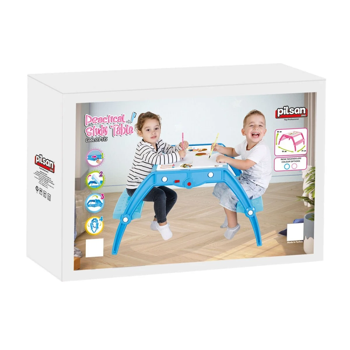 03 515 PRATİK ÇALIŞMA MASASI (PEMBE) Fiyatı, Yorumları ve Özellikleri
