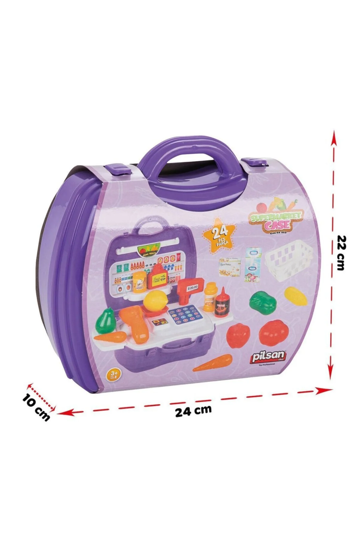 03 563 Çantalı Market Seti -NessiWorld Oyuncak