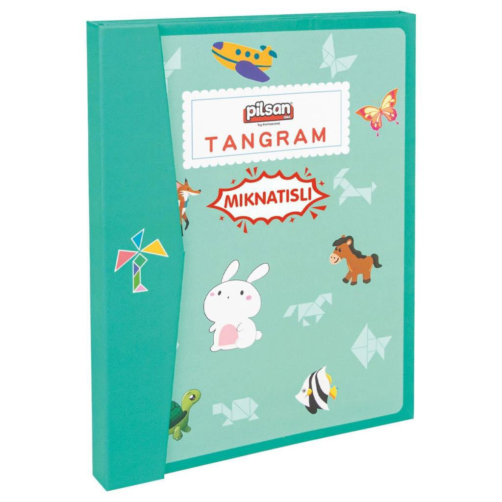 03 569 Ahşap Manyetik Tangram -Oyuncak
