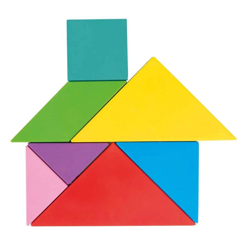 03 569 Ahşap Manyetik Tangram -Oyuncak