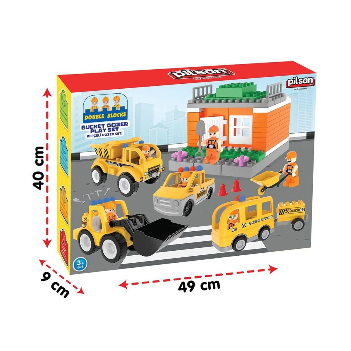 03 614 1010361401002 DOUBLE BLKS KEPÇELİ DOZER SETİ Fiyatı, Yorumları ve Özellikleri
