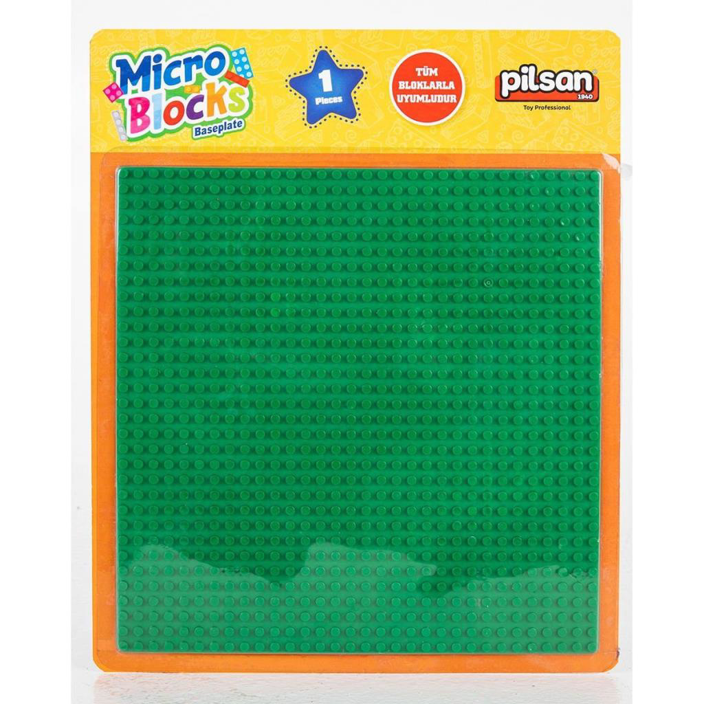 03 627 Micro Blok Oyun Tablası Yeşil