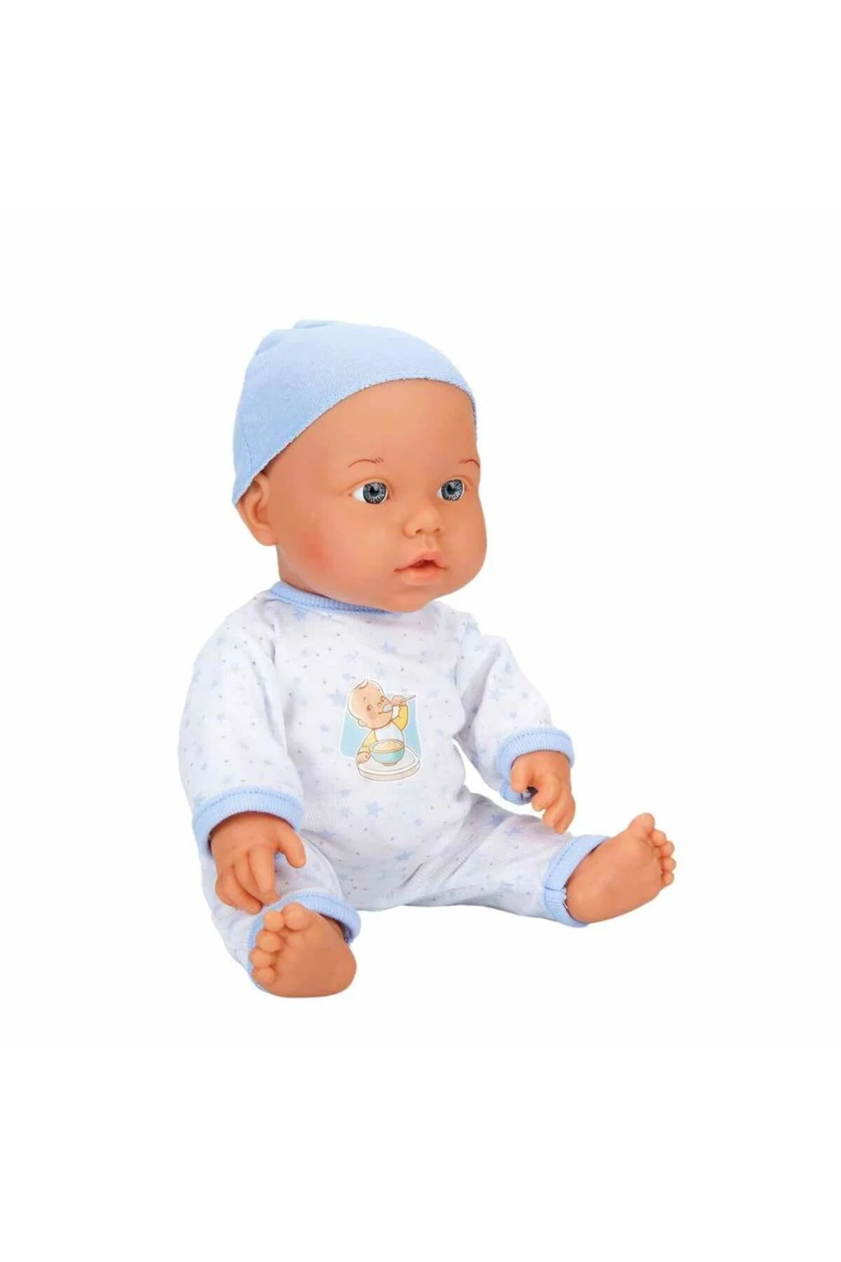 030021 Sunman, Bebelou Yemek Zamanı Sesli Bebek Seti 35 cm / +3 y