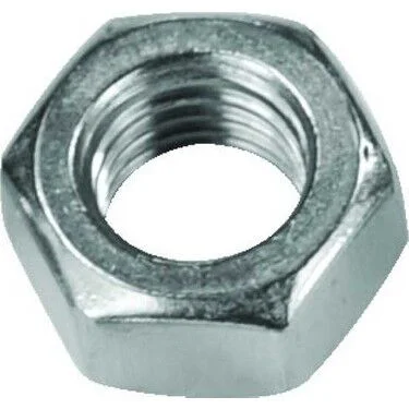 03090   Norm M10 6 Köşe Çelik Somun DIN 934 Beyaz