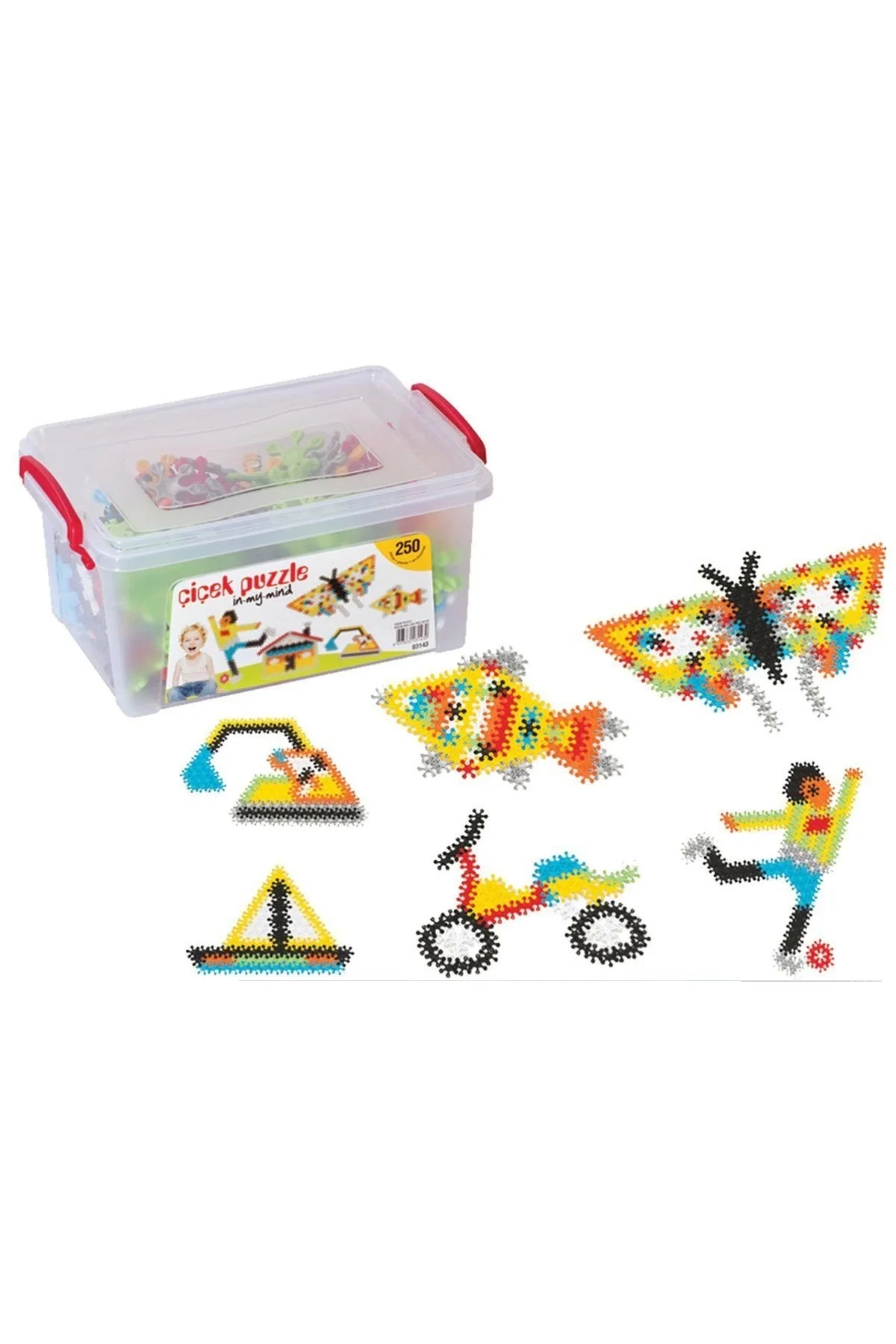 03143 ÇİÇEK PUZZLE KÜÇÜK BOX 250 PARÇA