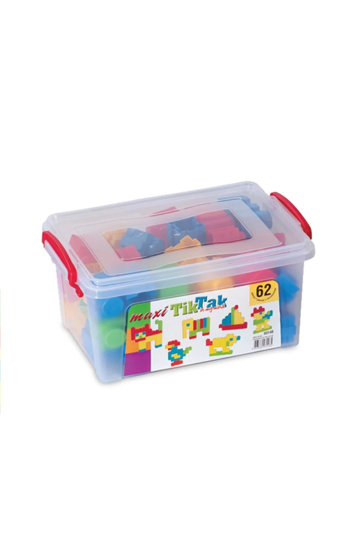 03148 MAXI TİK TAK KÜÇÜK BOX 62 PARÇA