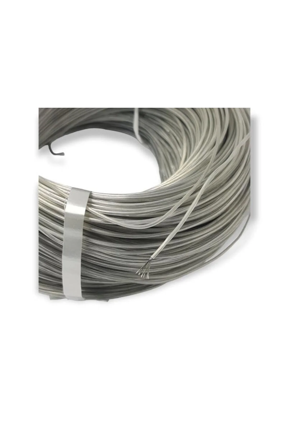 0.34mm Tek Damar 11Tel Montaj Kablosu 200mt Şeffaf