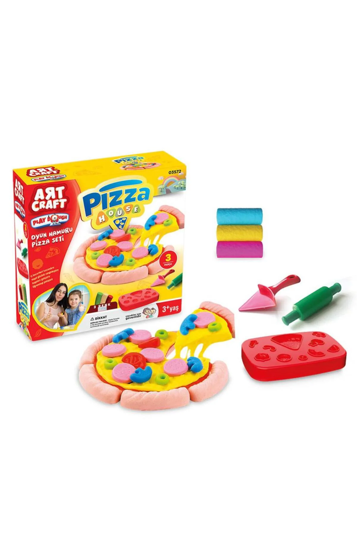 03572 PİZZA SETİ OYUN HAMURU150 GR.