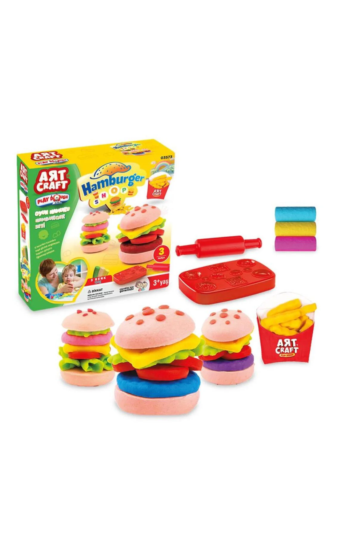 03573 HAMBURGER SET OYUN HAMURU 150 GR.
