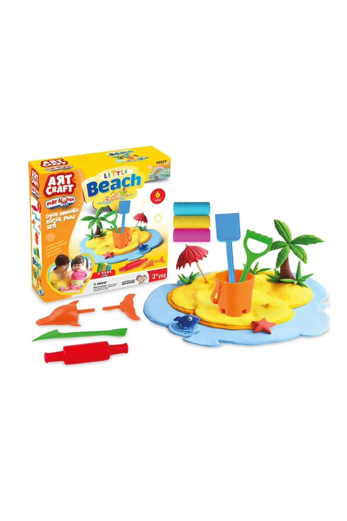 03577 PLAJ SETİ OYUN HAMURU 150 GR.