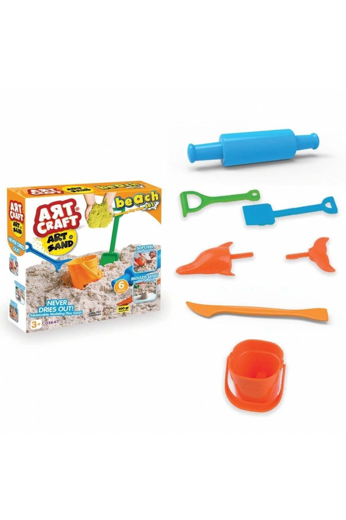 03647 500Gr Plaj Kum Set Art Stand