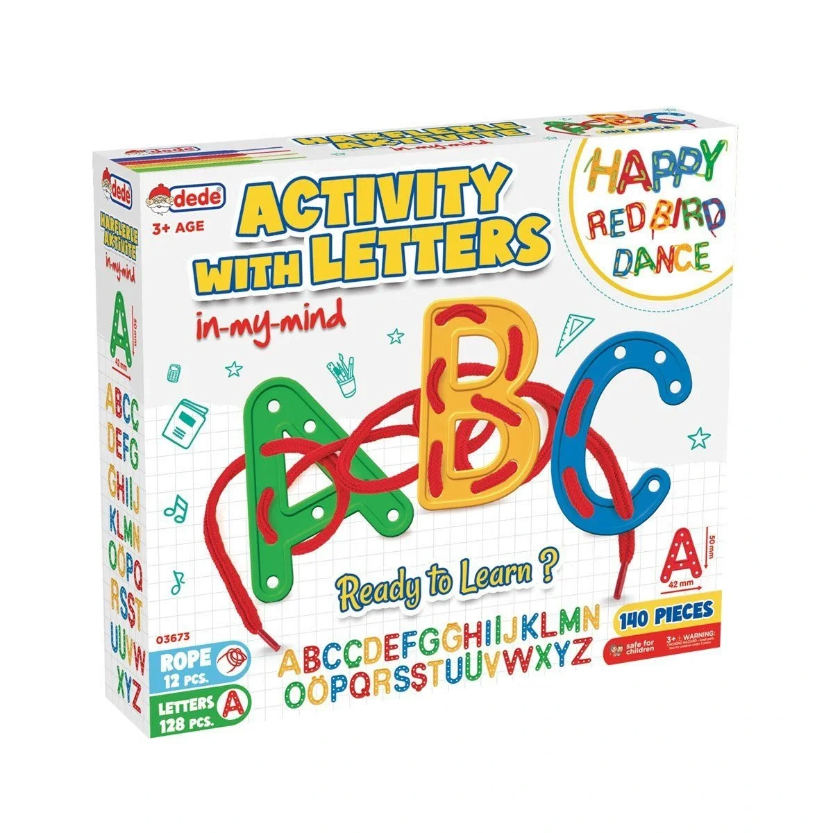 03673 , Harflerle Aktivite - 140 parça