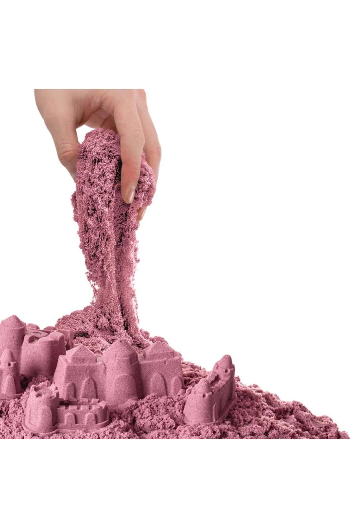 03688 Aksesuarlı Pembe Kinetik Oyun Kumu 500 gr -Dede