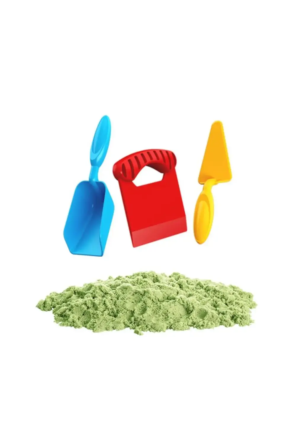 03692 Aksesuarlı Yeşil Kinetik Oyun Kumu 1000 gr