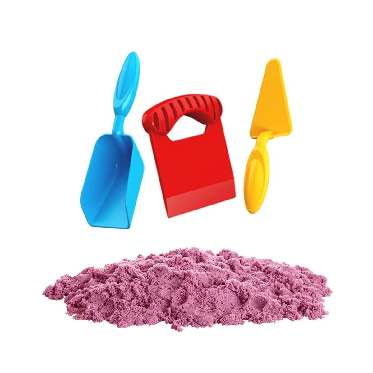 03693 , Aksesuarlı Pembe Kinetik Oyun Kumu 1000 gr