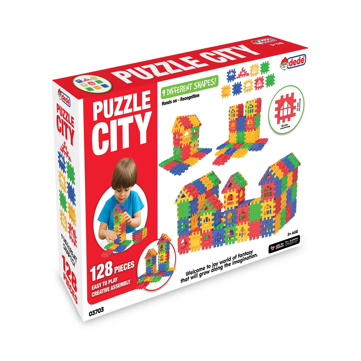 03703 Puzzle City 128 Parça -Dede Fiyatı, Yorumları ve Özellikleri