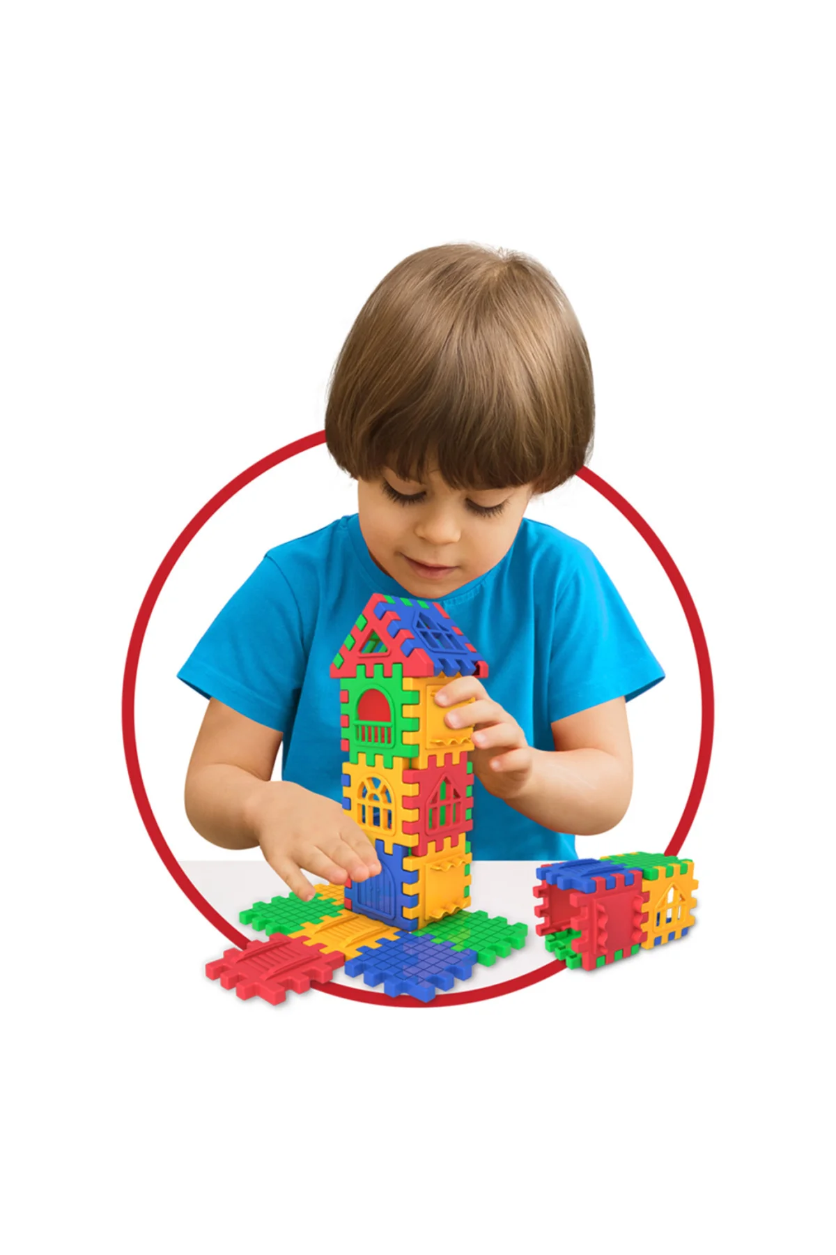 03703 Puzzle City 128 Parça