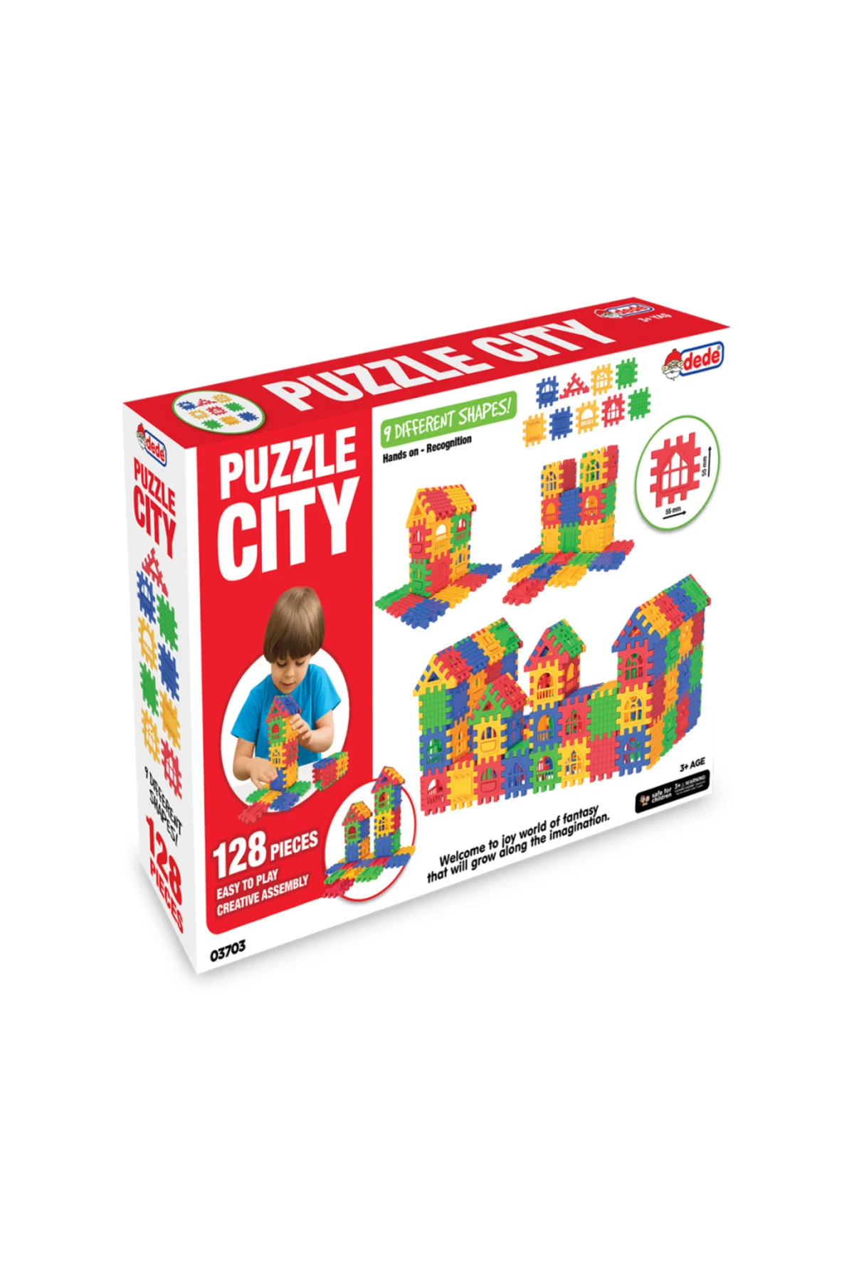 03703 Puzzle City 128 Parça