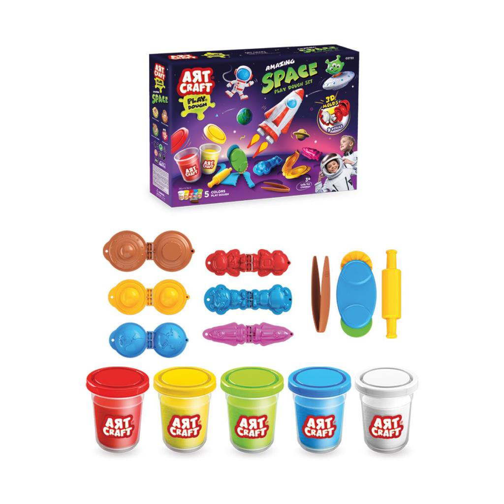 03733 İNANILMAZ UZAY OYUN HAMUR SET 380 GR 03733 İNANILMAZ UZAY OYUN HAMUR SET 380 GR