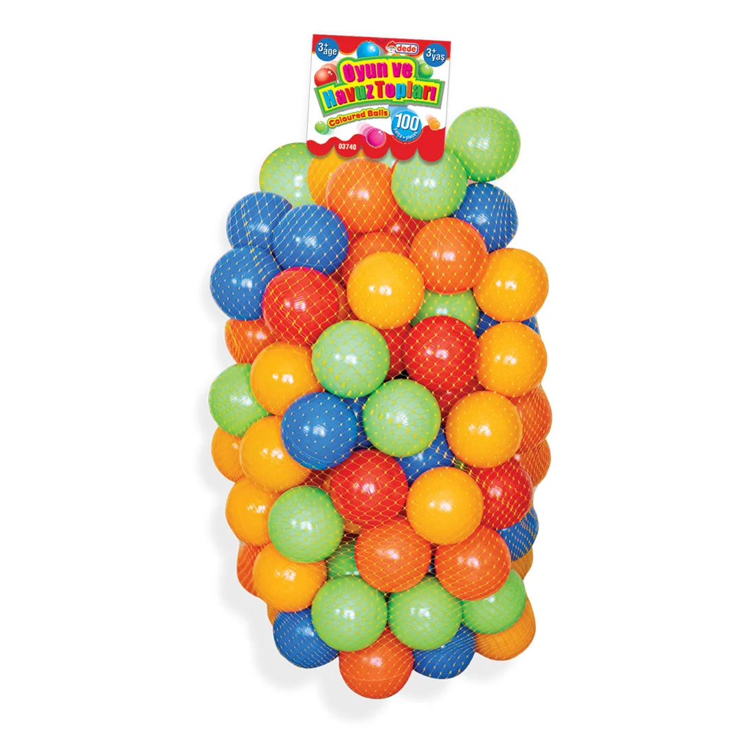 03740 OYUN HUZ TOPLARI 100 PRÇ FİLEDE 7 CM