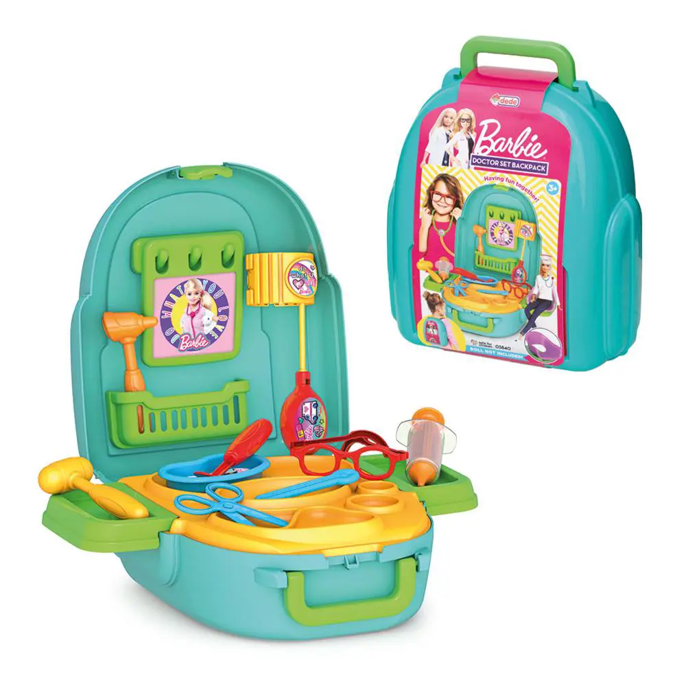 03840 BARBİE DOKTOR SET SIRT ÇANTASI -FEN