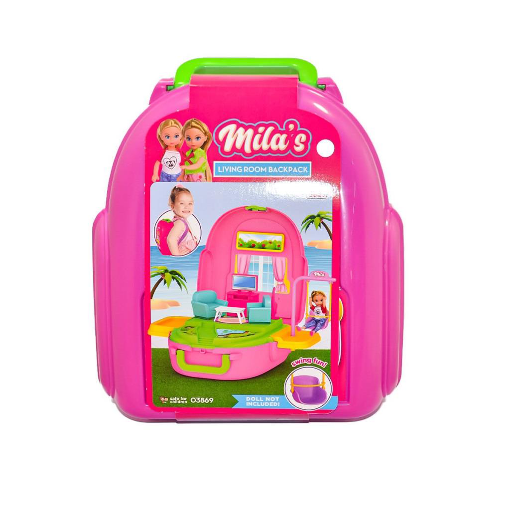 03869 Mila'nın Oturma Odası Set Sırt Çantası - Fen toys 03869 Mila'nın Oturma Odası Set Sırt Çantası - Fen toys