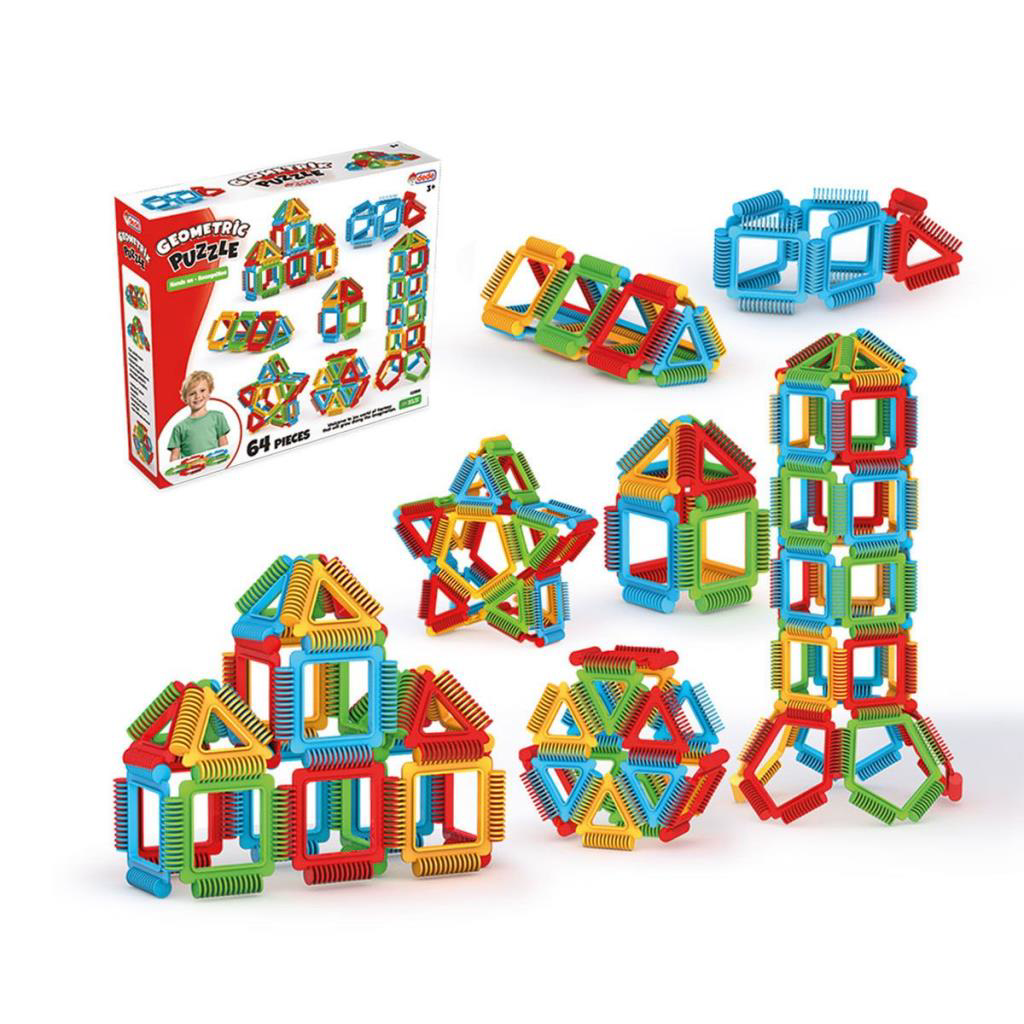 03896 Geometrik Puzzle 64 Parça -