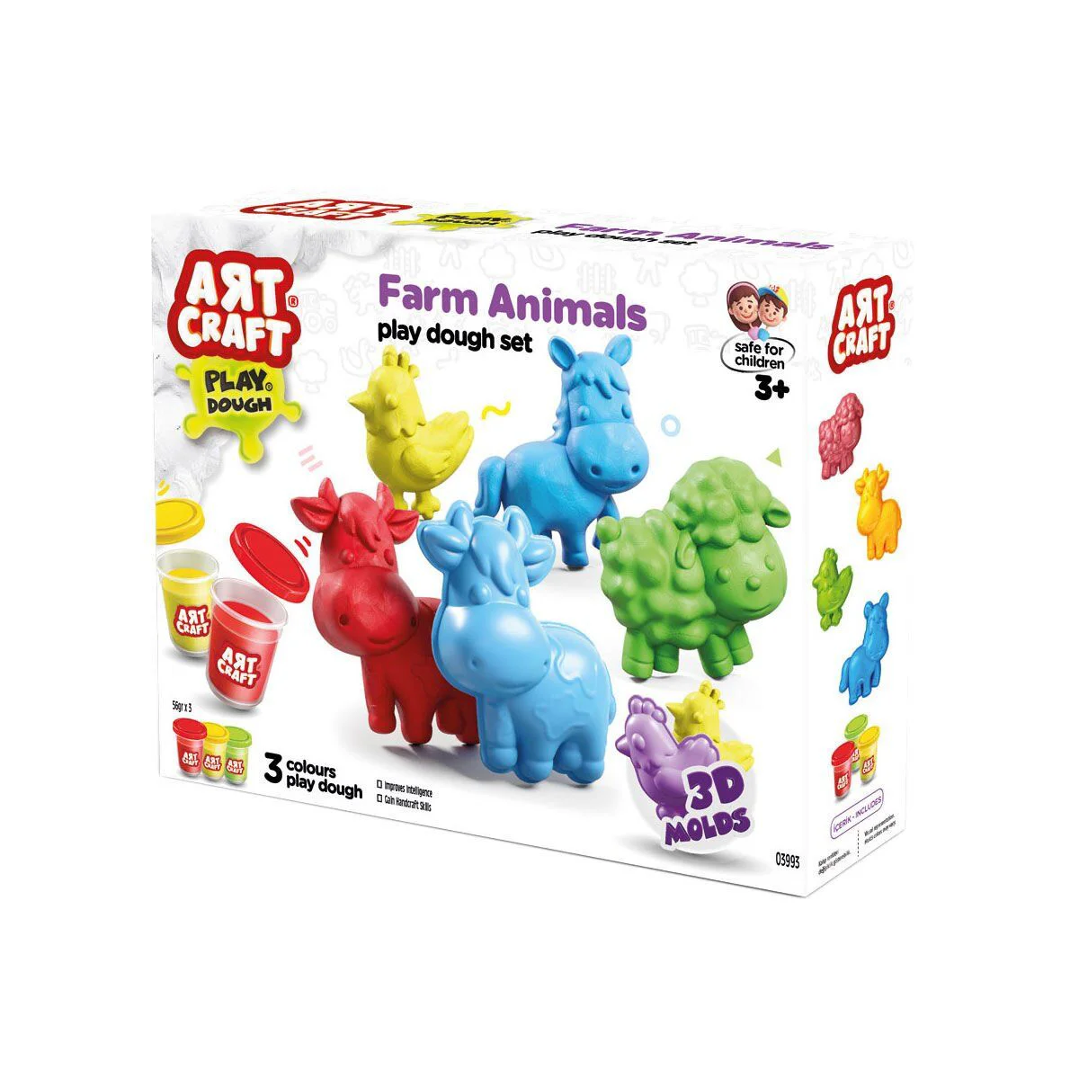 03993 Art Craft Çiftlik Hayvanları Hamur Set 168 Gr -Fent Fiyatı, Yorumları ve Özellikleri