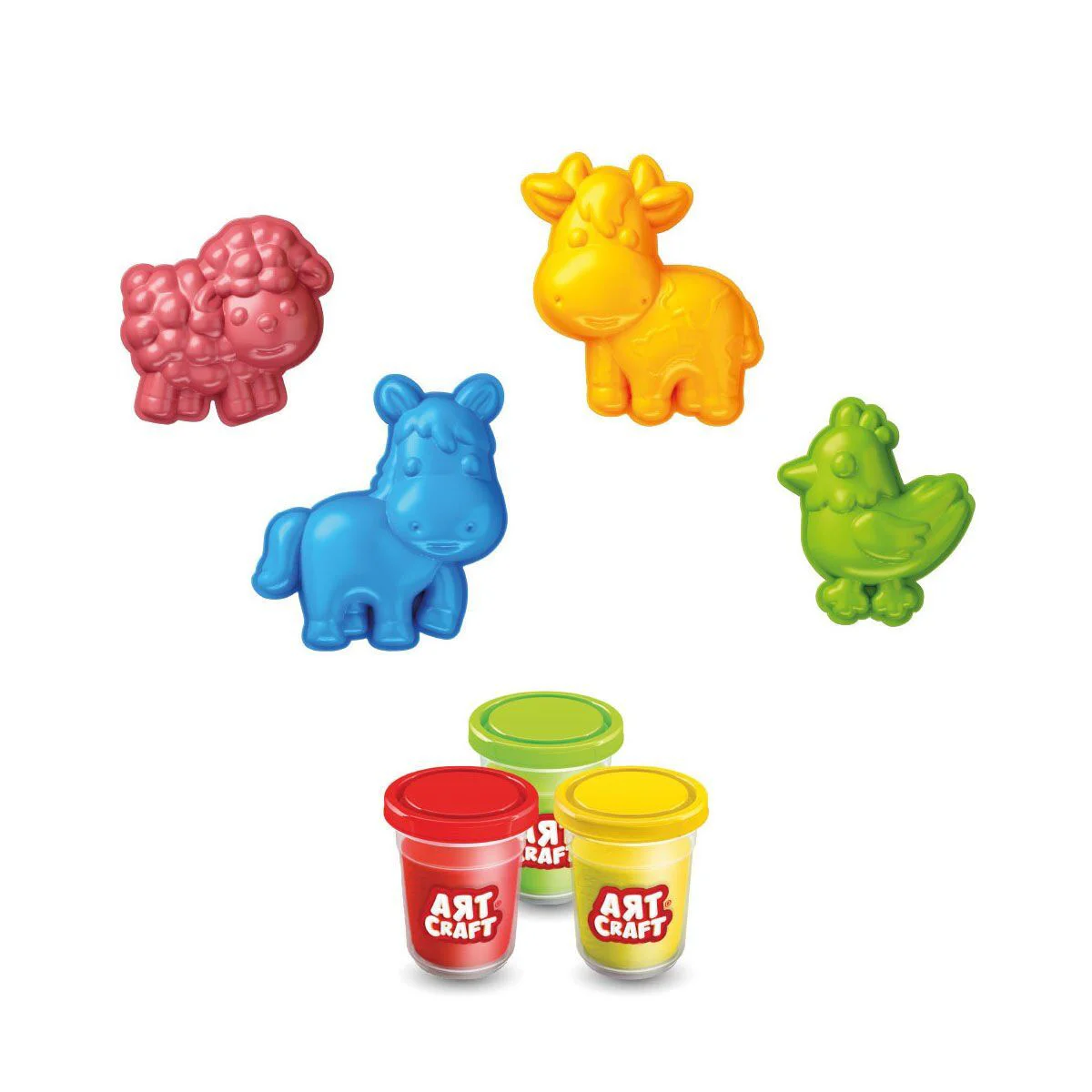 03993 Art Craft Çiftlik Hayvanları Hamur Set 168 Gr -Fent Fiyatı, Yorumları ve Özellikleri