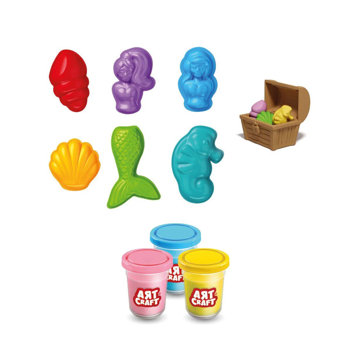 03994 Art Craft Deniz Kızı Hamur Set 168 Gr -Fent Fiyatı, Yorumları ve Özellikleri