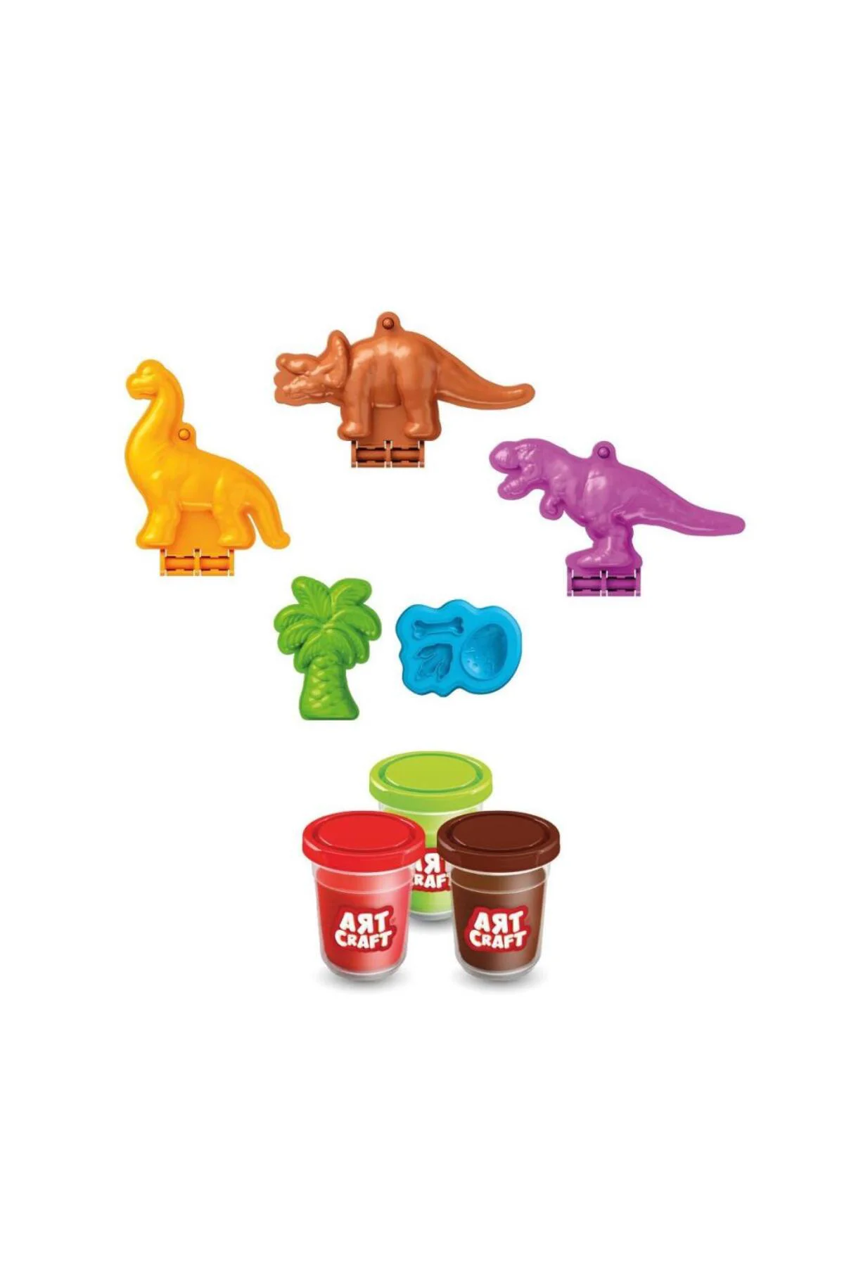 03996 Art Craft Dinozorlar Hamur Set 168 Gr -Fentoys/ Bay Her Tel 03996 Art Craft Dinozorlar Hamur Set 168 Gr -Fentoys/ Bay Her Tel