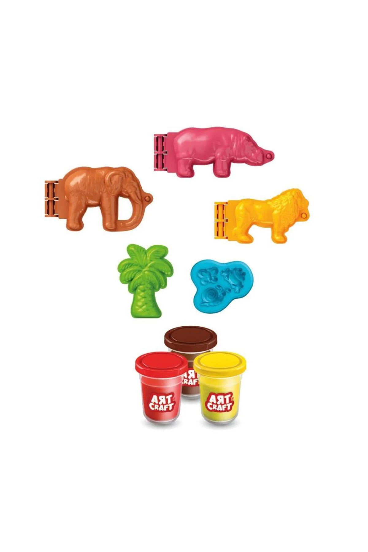 03997 Art Craft Orman Hayvanları Hamur Set 168 Gr -Fentoys