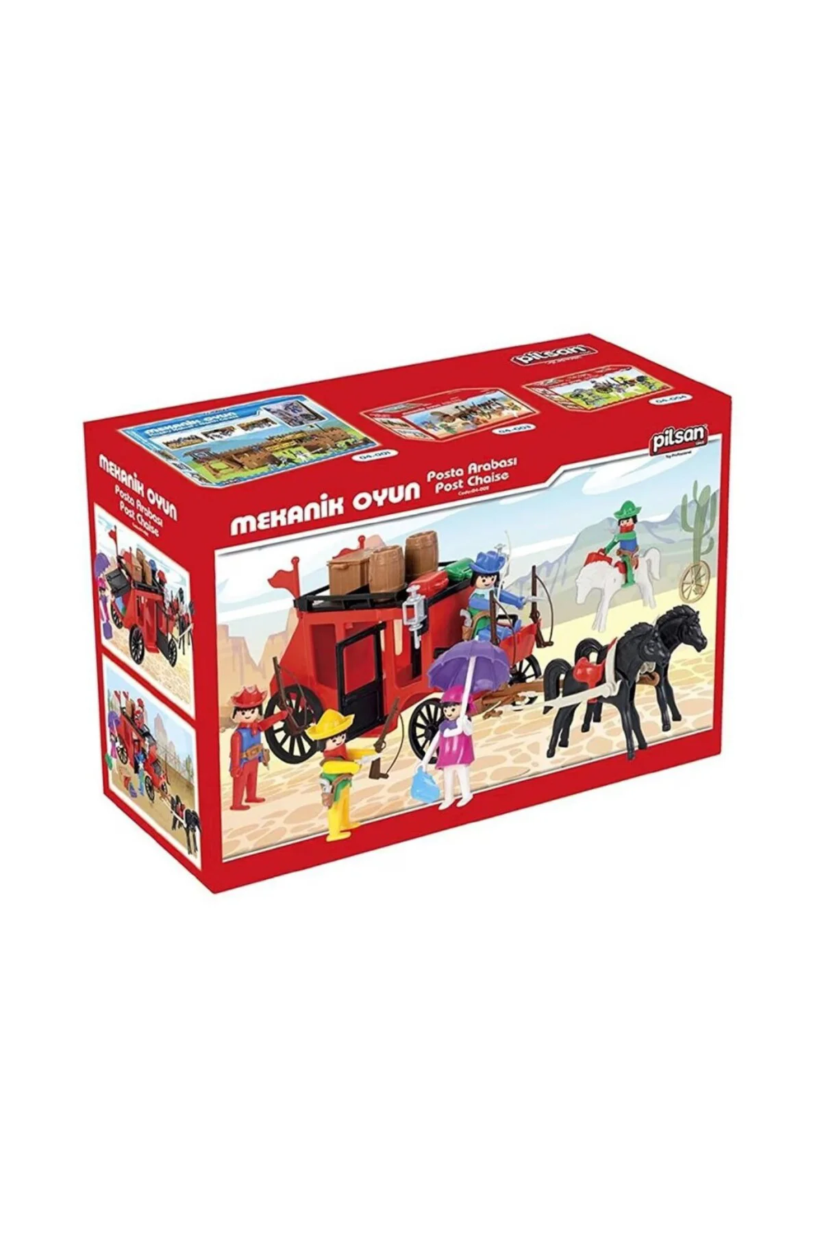 04 002 NessiWorld Mekanik Seri 2 Posta Arabası -NessiWorld Oyuncak