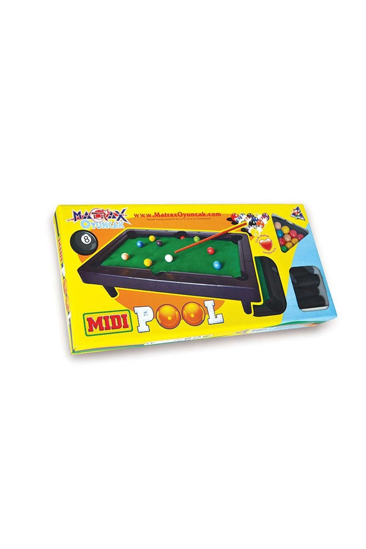 040 Midi Pool Ort.boy Bilardo Oyunu