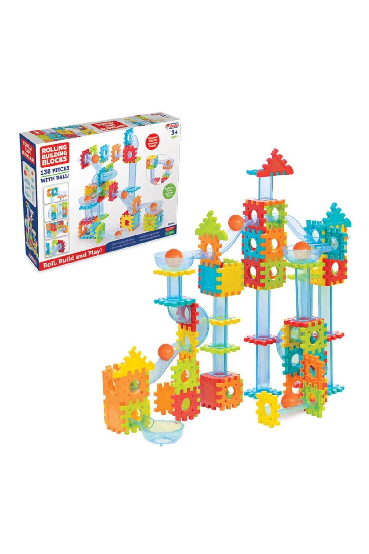 04046 Toplu Yapı Blokları 138 Parça -Fentoys