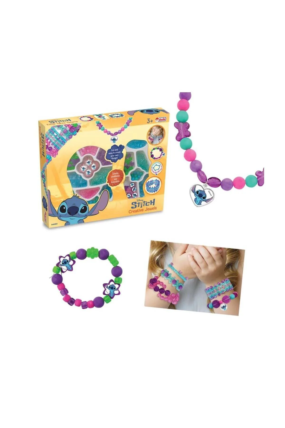 04082 Stitch İkili Kutulu Taki Seti